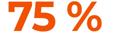 75 %